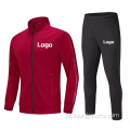 Serviço OEM Custom Winter Men Gym Polyester Tracksuit